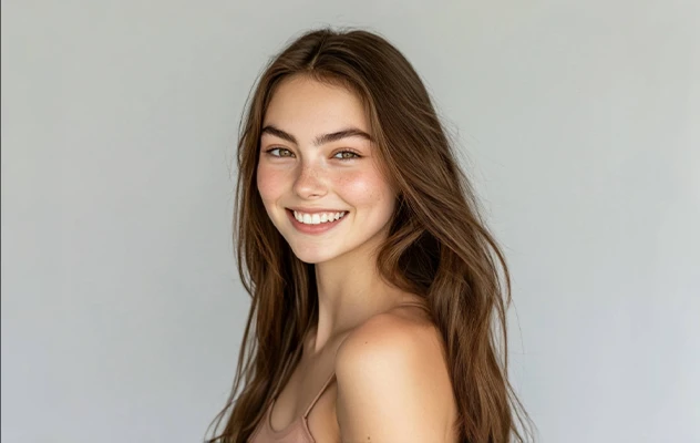 Multiple makeup and styling options to help a girl to smile shine even brighter